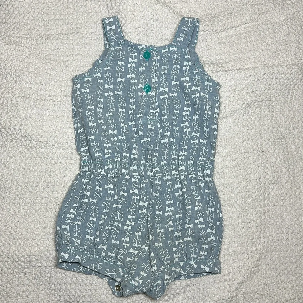 Gymboree denim romper